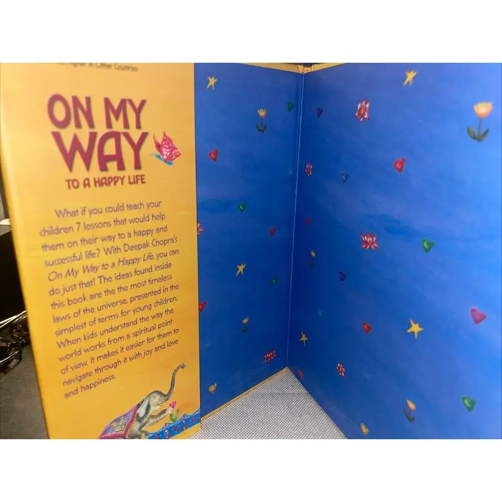 On My Way to a Happy Life by Kristina Tracy and Deepak Chopra (2010, Hardcover)